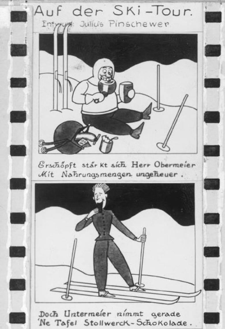 Auf der Ski-Tour poster background