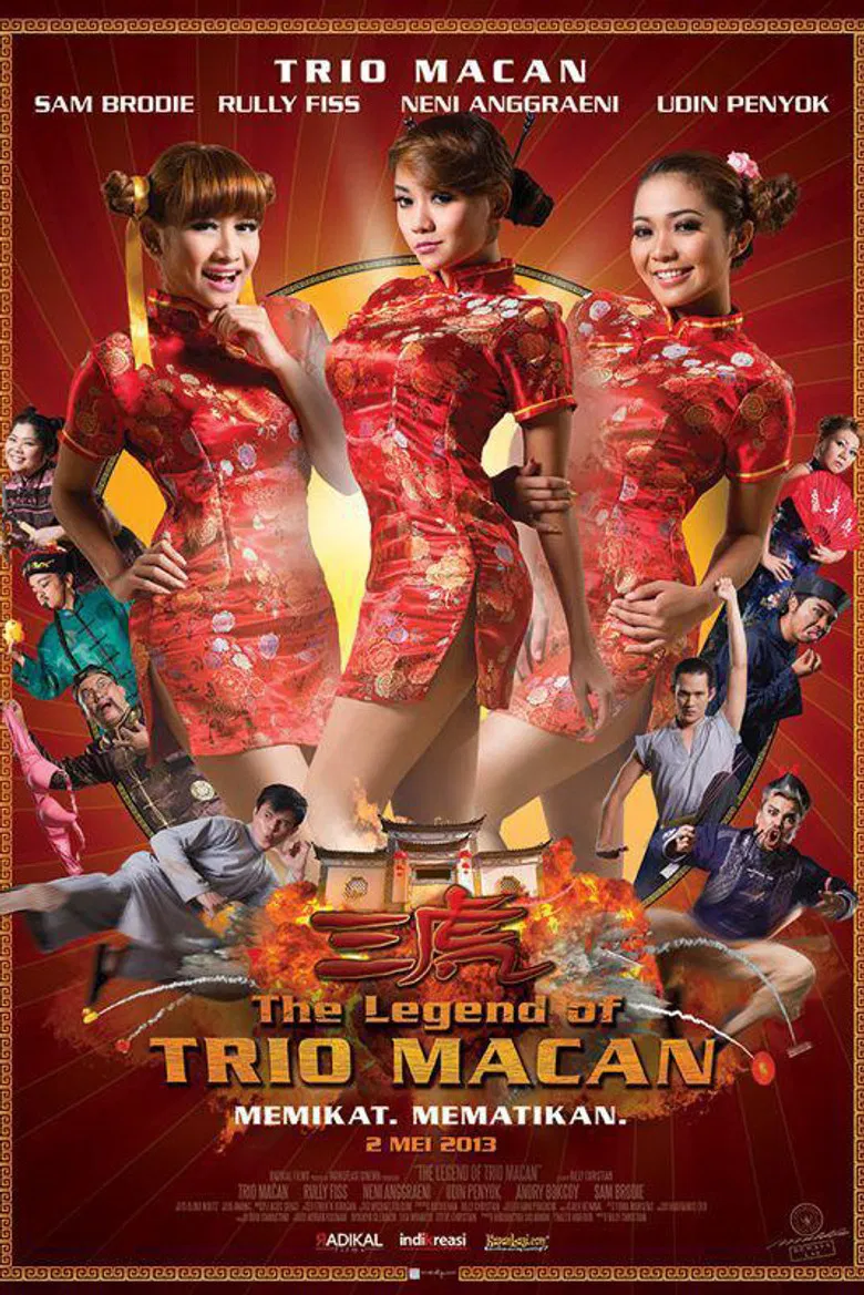 The Legend of Trio Macan poster background