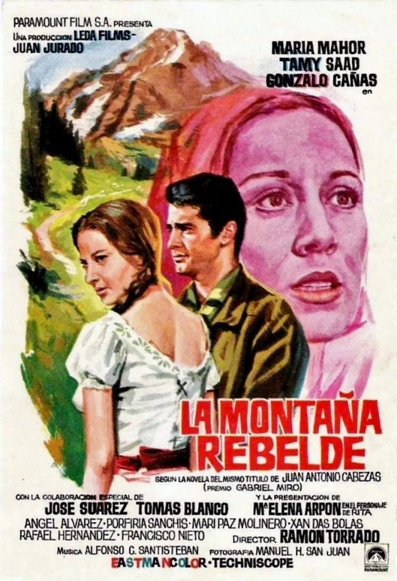La montaña rebelde poster background