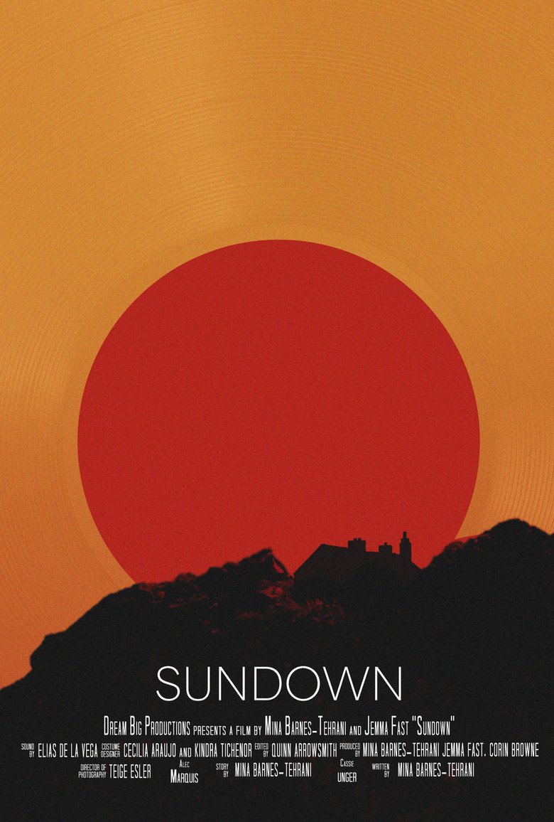 Sundown poster background