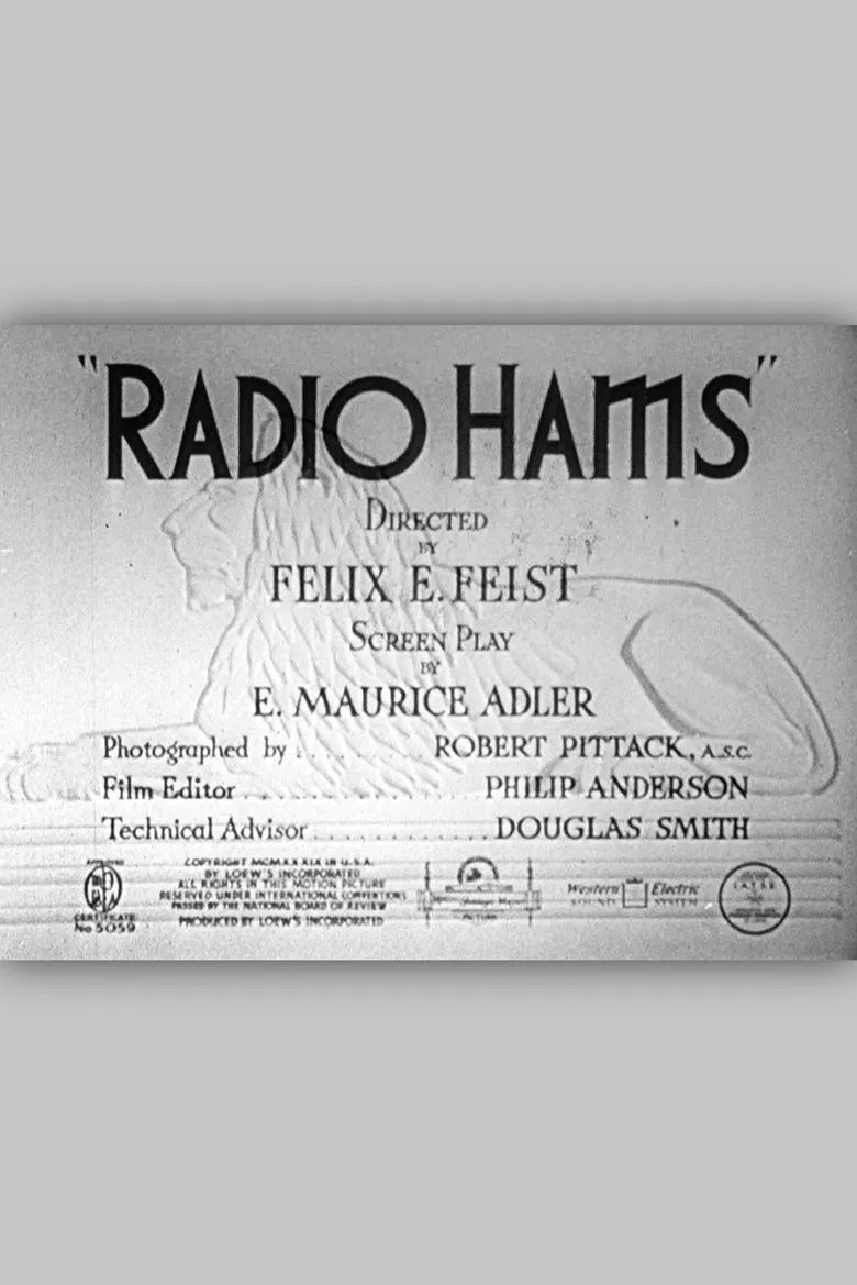 Radio Hams poster background