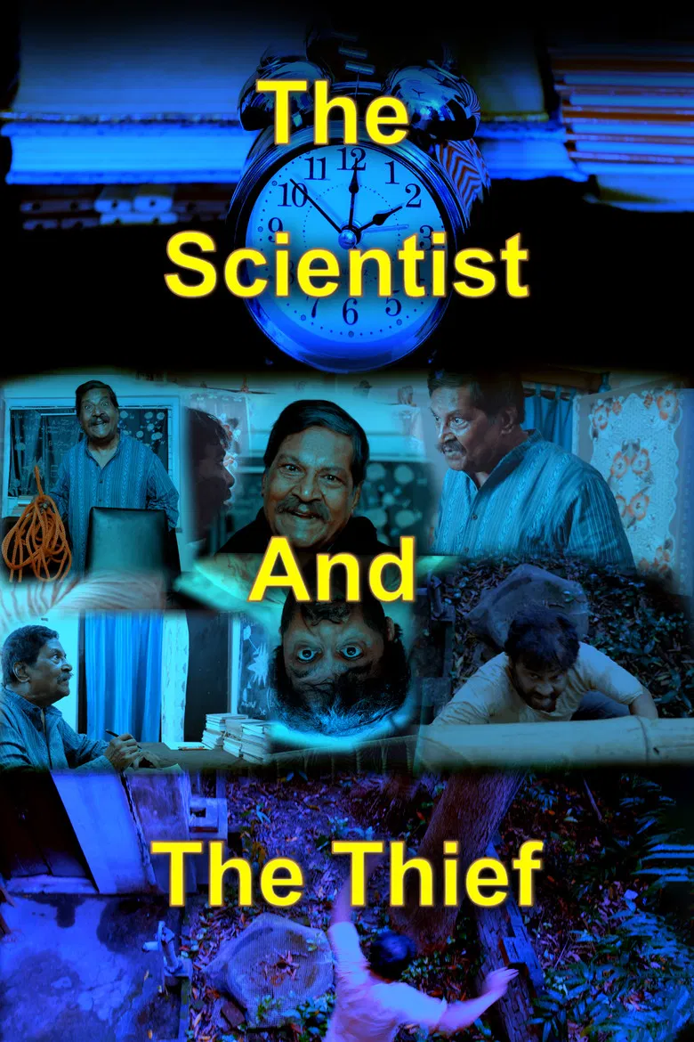 The Scientist And The Thief poster background