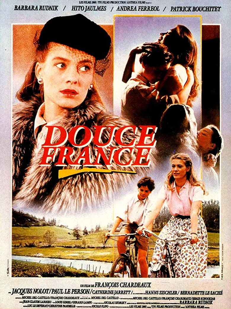 Douce France poster background