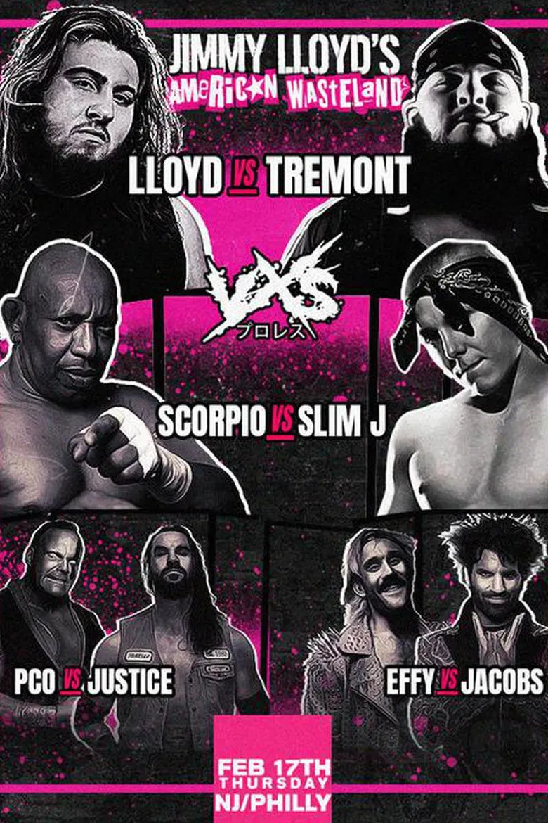 VxS Jimmy Lloyd's American Wasteland poster background