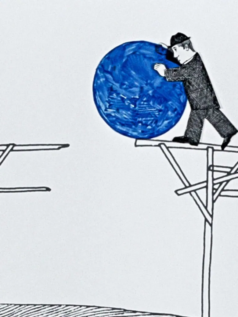 The Blue Ball poster background