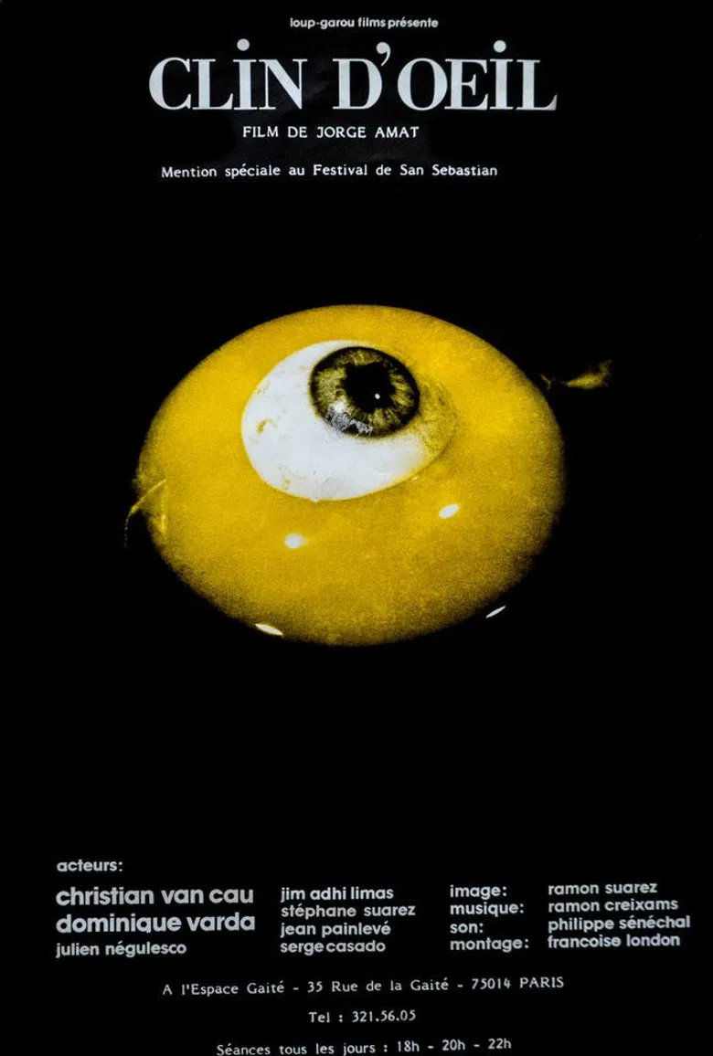 Clin d'oeil poster background