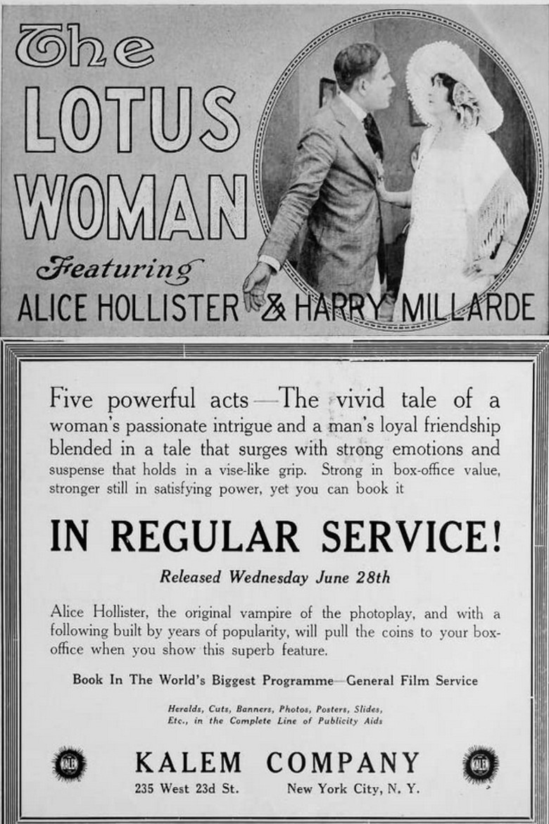 The Lotus Woman poster background