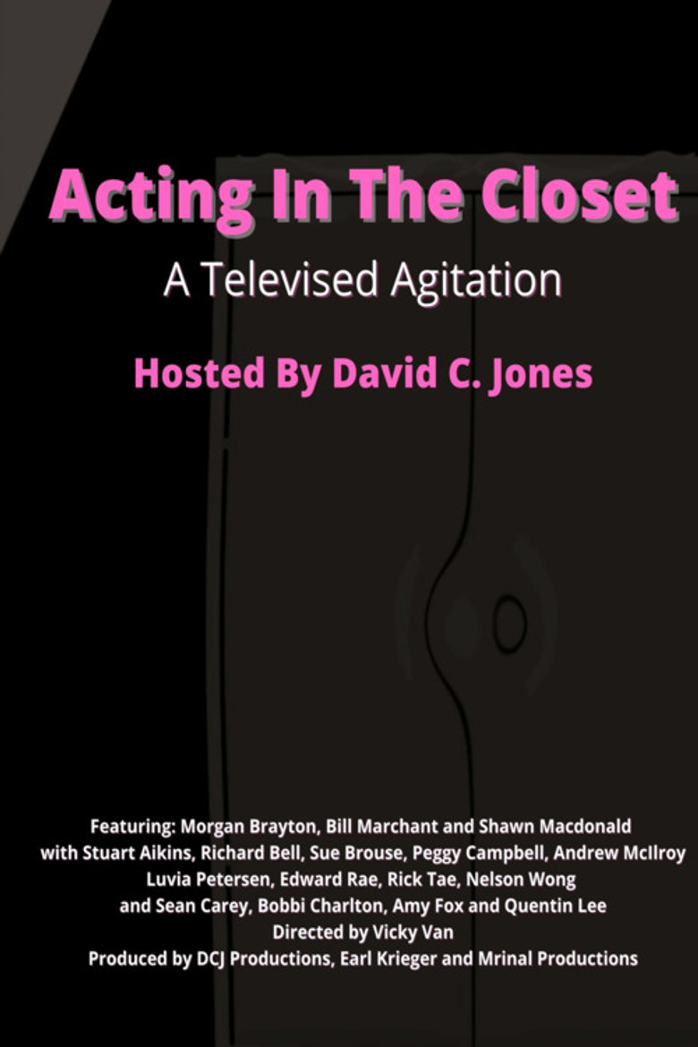 Acting in the Closet poster background