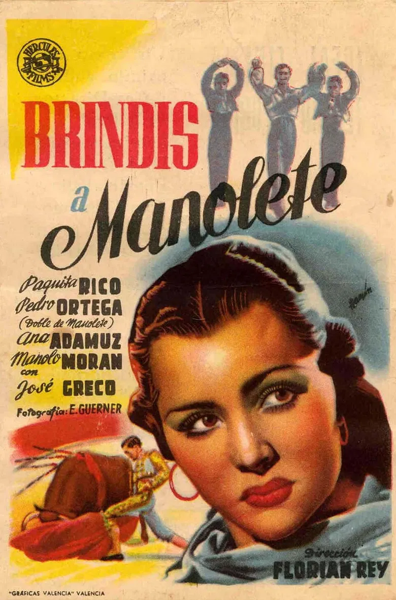 Brindis a Manolete poster background