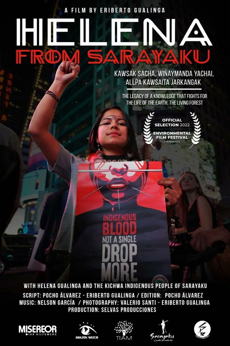 Helena of Sarayaku poster background