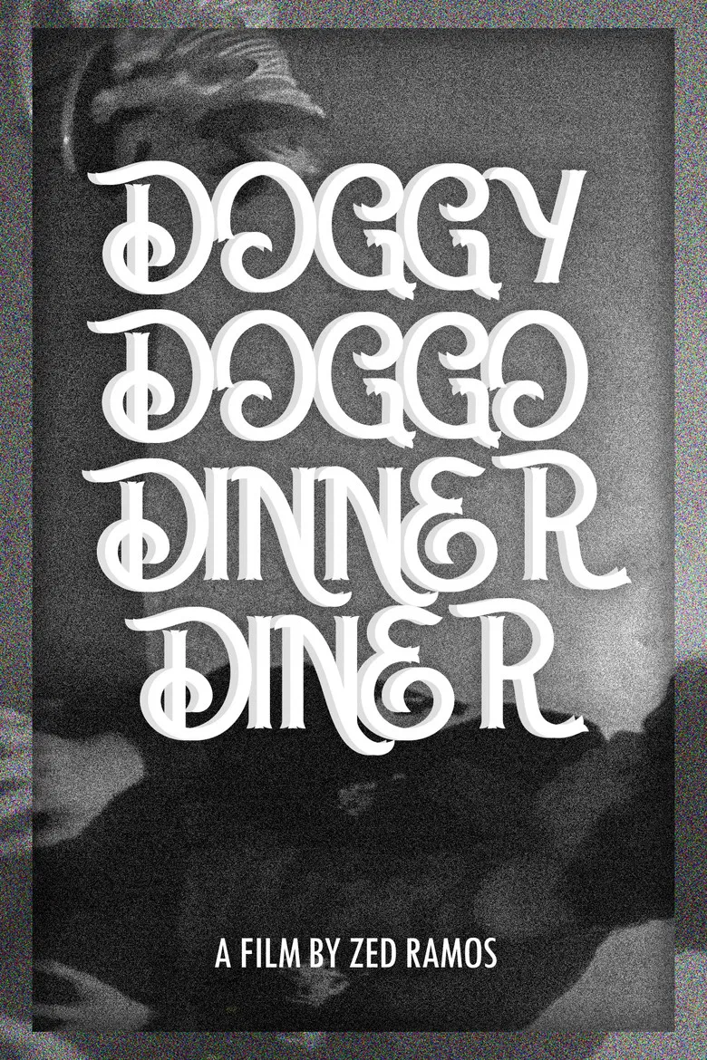 Doggy Doggo Dinner Diner poster background