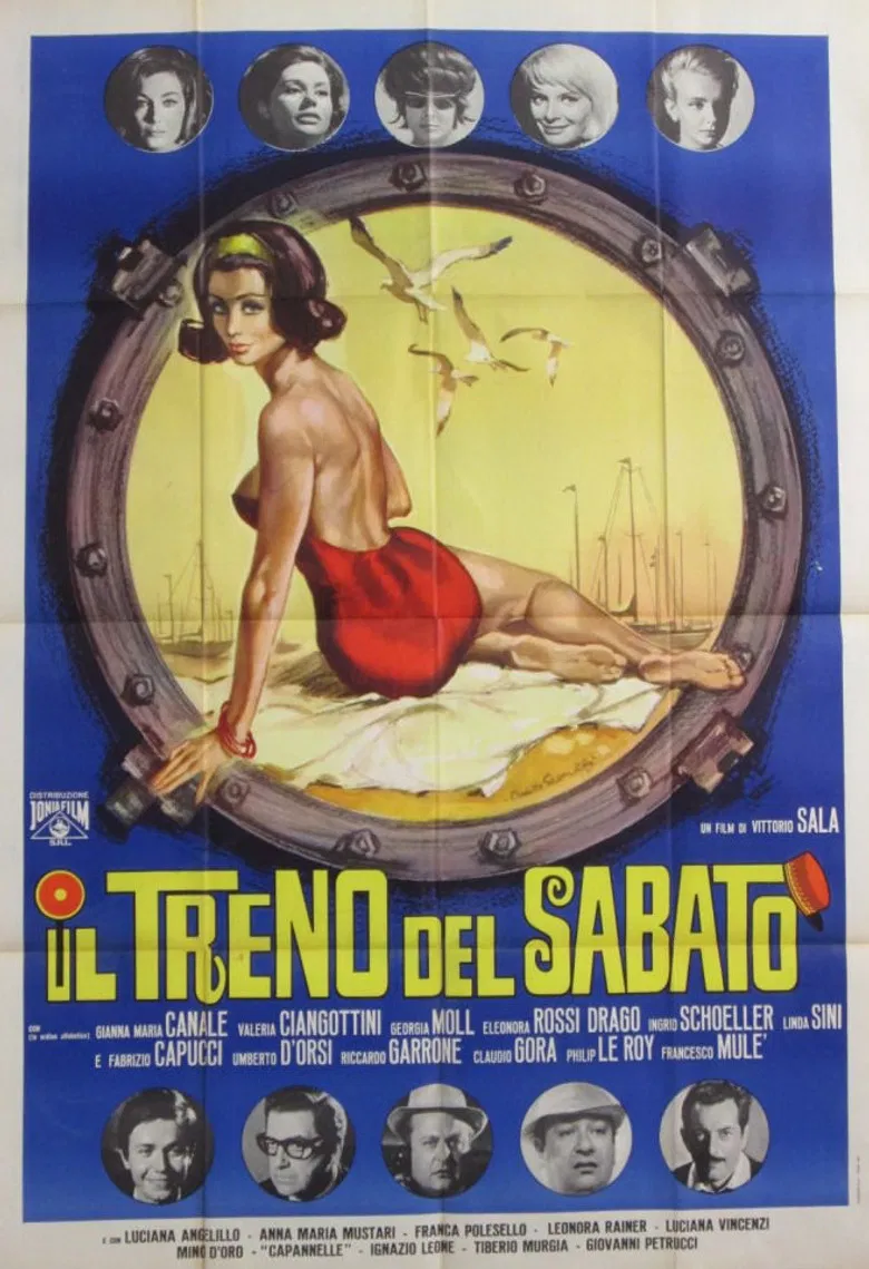 Il treno del sabato poster background