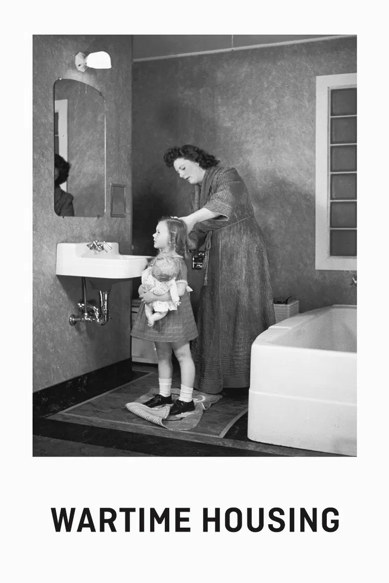 Wartime Housing poster background