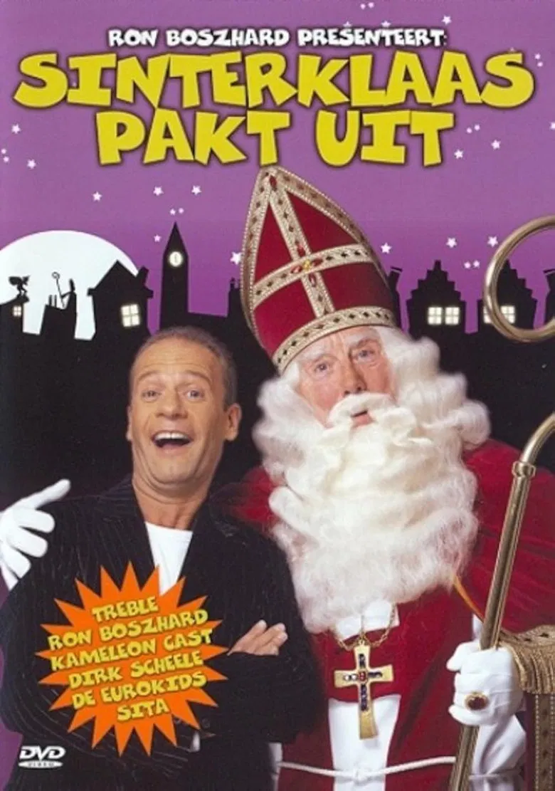 Sinterklaas pakt uit poster background
