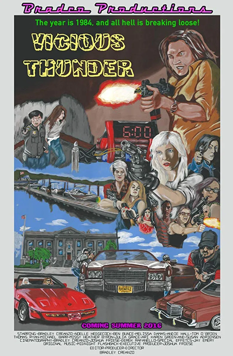Vicious Thunder poster background