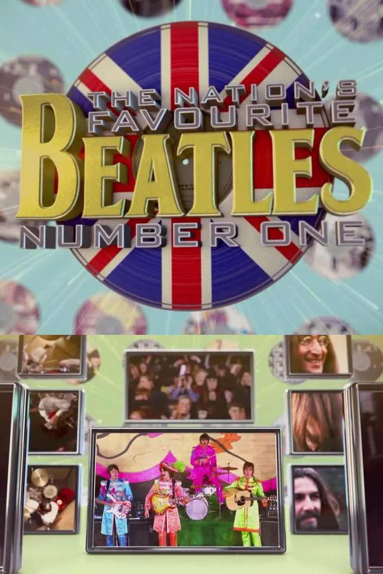 The Nation's Favourite Beatles Number One poster background