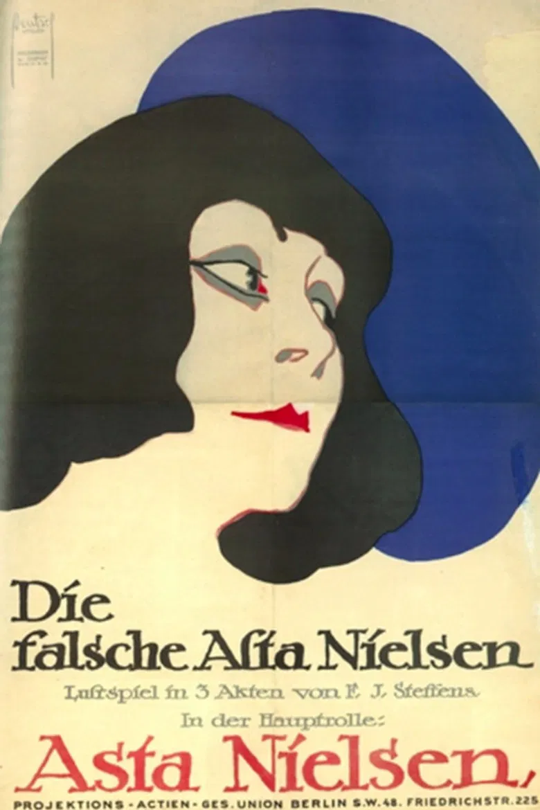 The False Asta Nielsen poster background