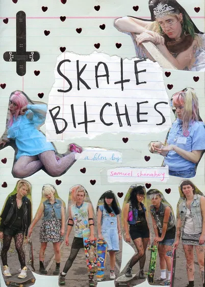 Skate Bitches poster background