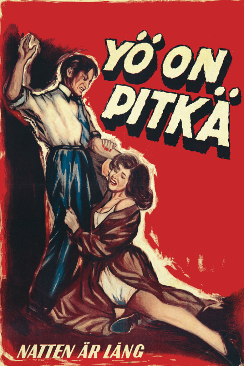 Yö on pitkä poster background