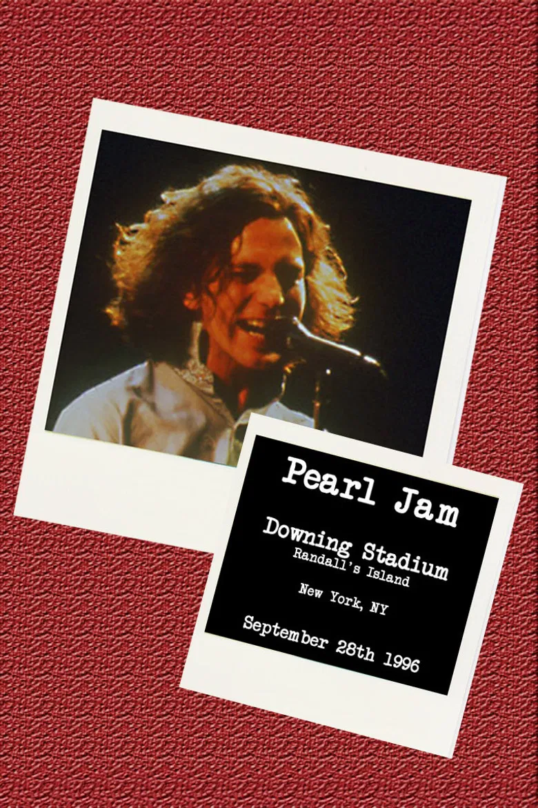 Pearl Jam: Downing Stadium, NY 1996 poster background