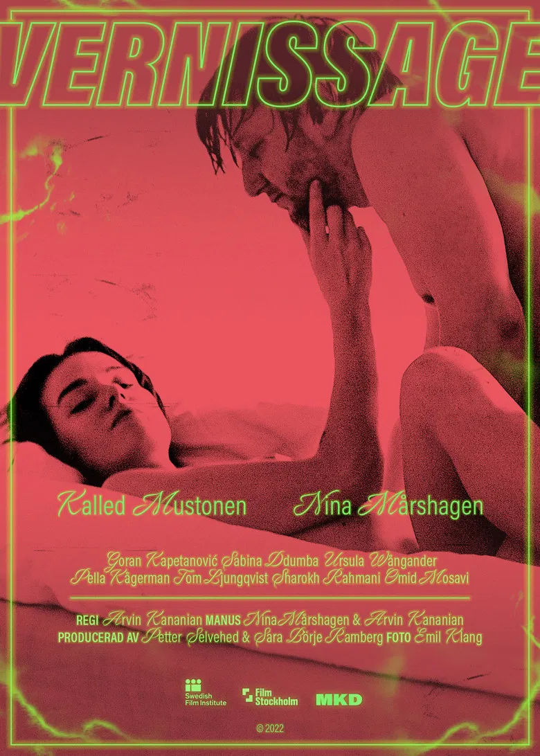 Vernissage poster background