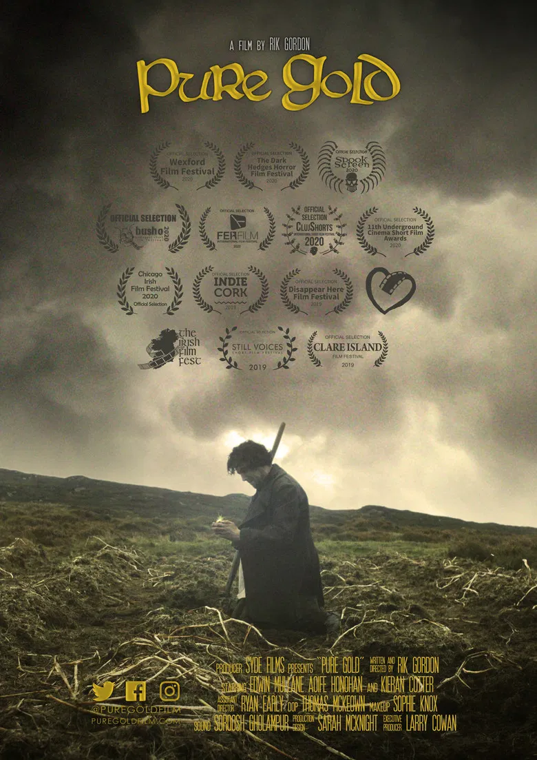 Pure Gold poster background