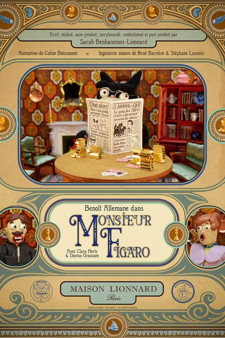 Monsieur Figaro poster background