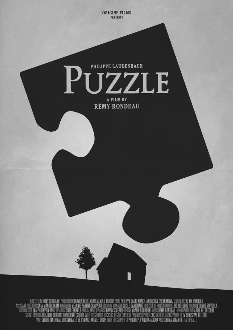 Puzzle poster background