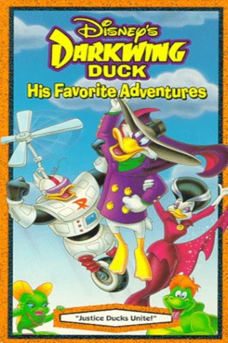 Darkwing Duck: Justice Ducks Unite! poster background