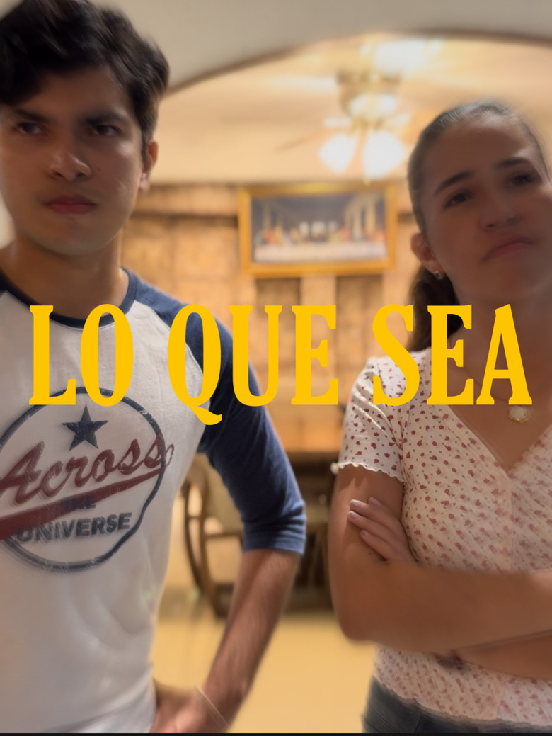 Lo que sea poster background