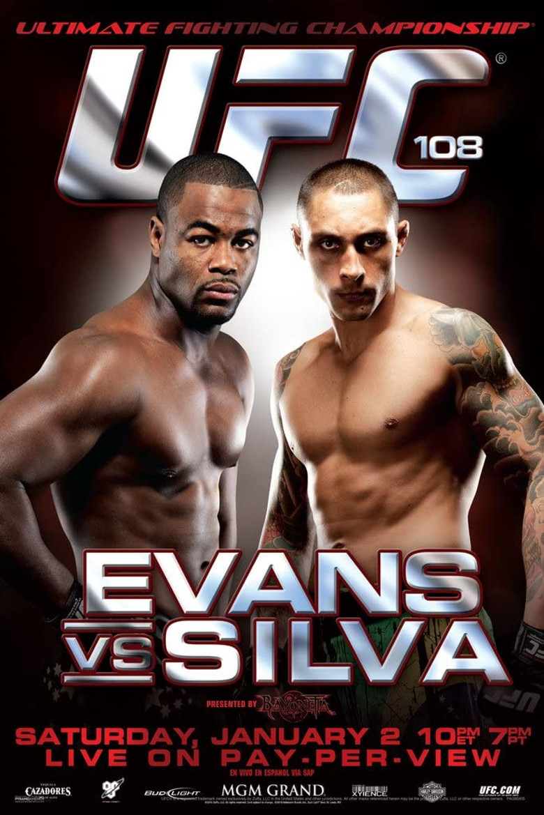 UFC 108: Evans vs. Silva poster background