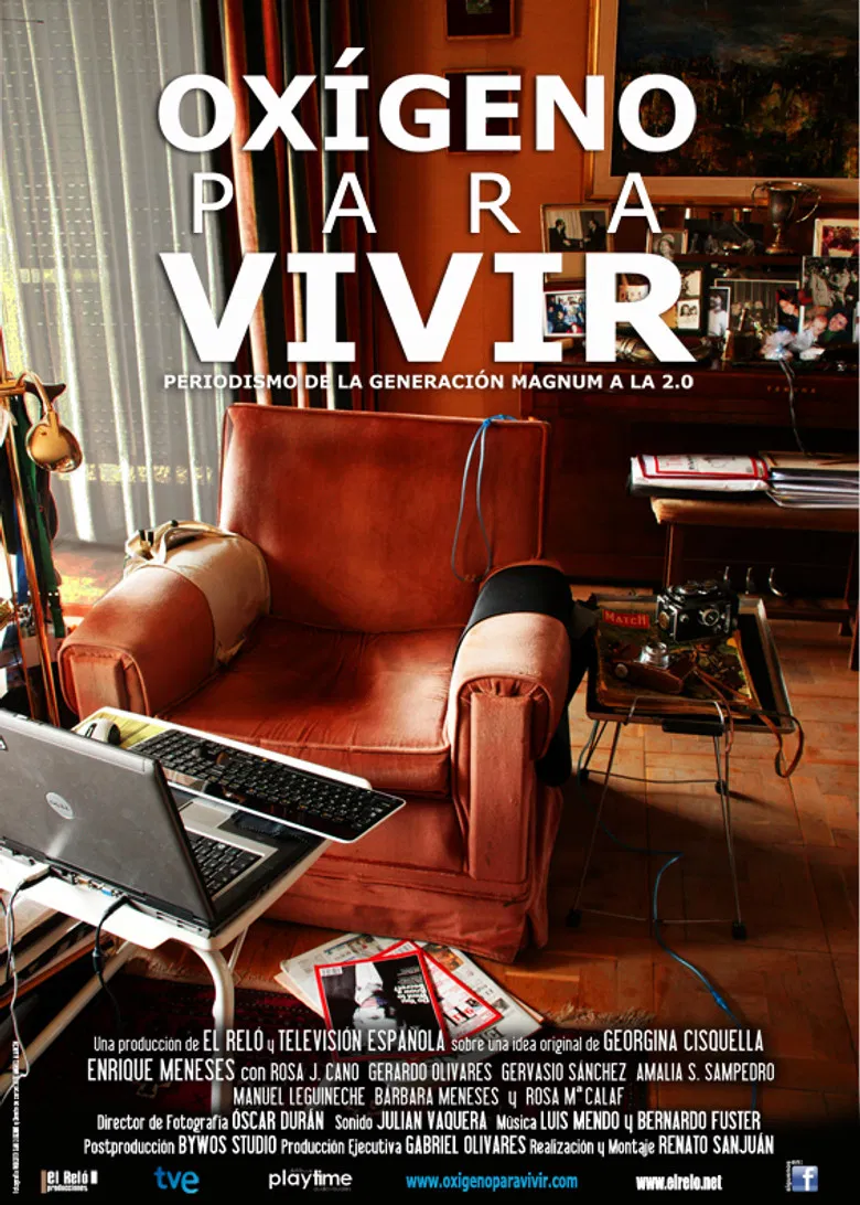 Oxígeno para vivir poster background