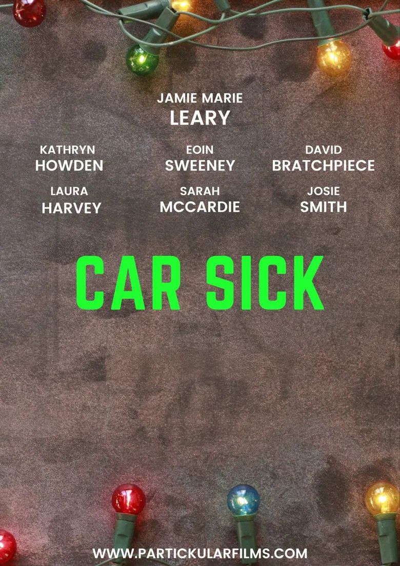 Car Sick poster background