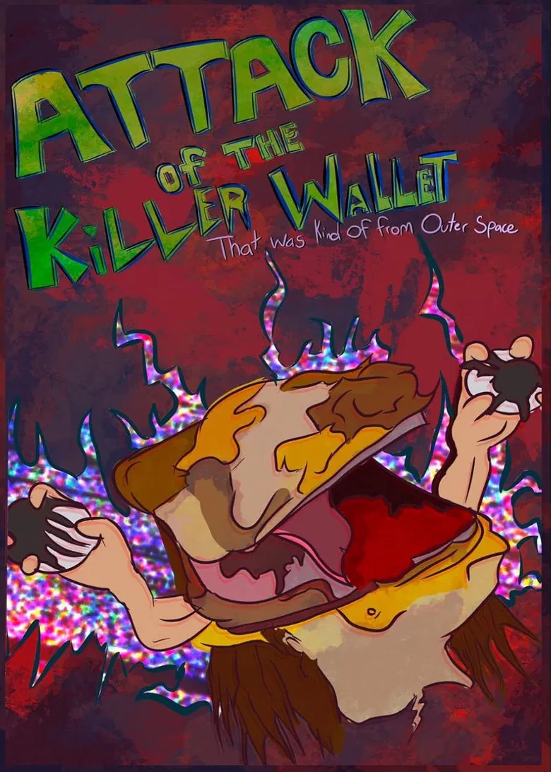 Attack of the Killer Wallet That was Kind of from Outer Space poster background