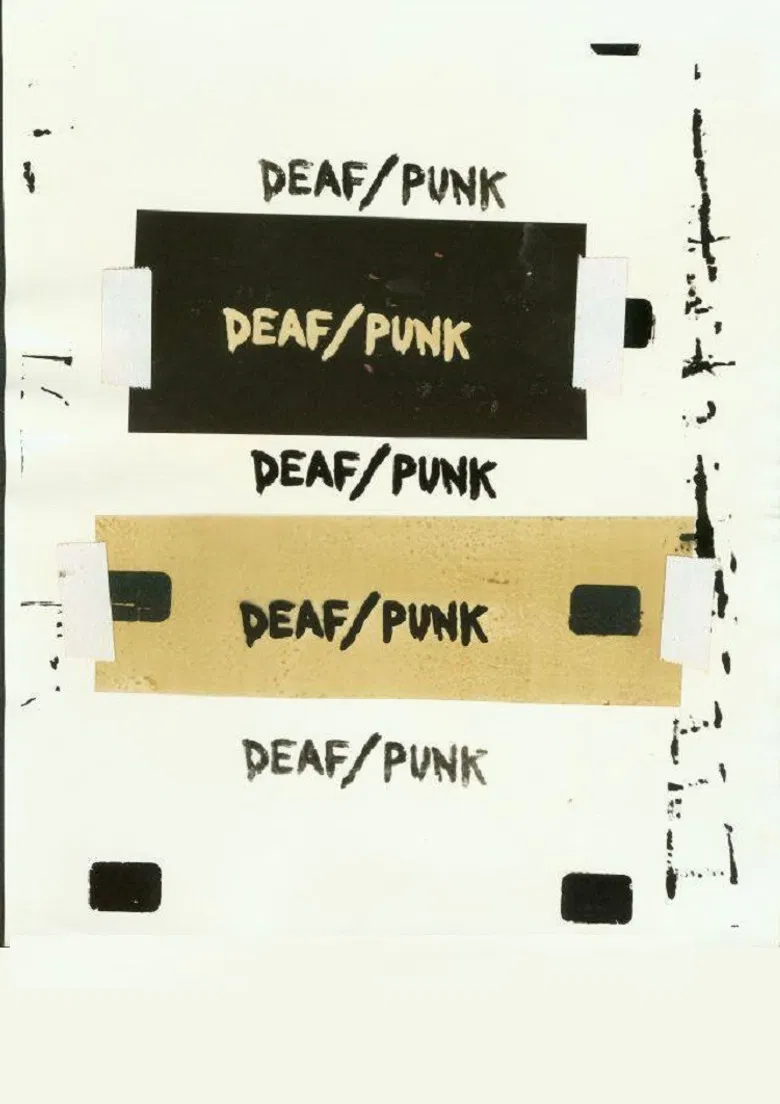 Deaf/Punk poster background