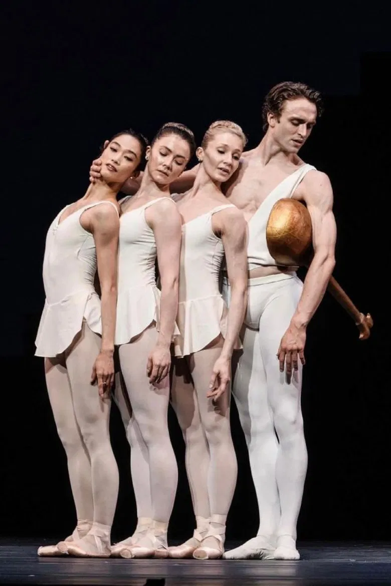 Apollo/ Tchaikovsky Pas de Deux/ Dances at a Gathering poster background