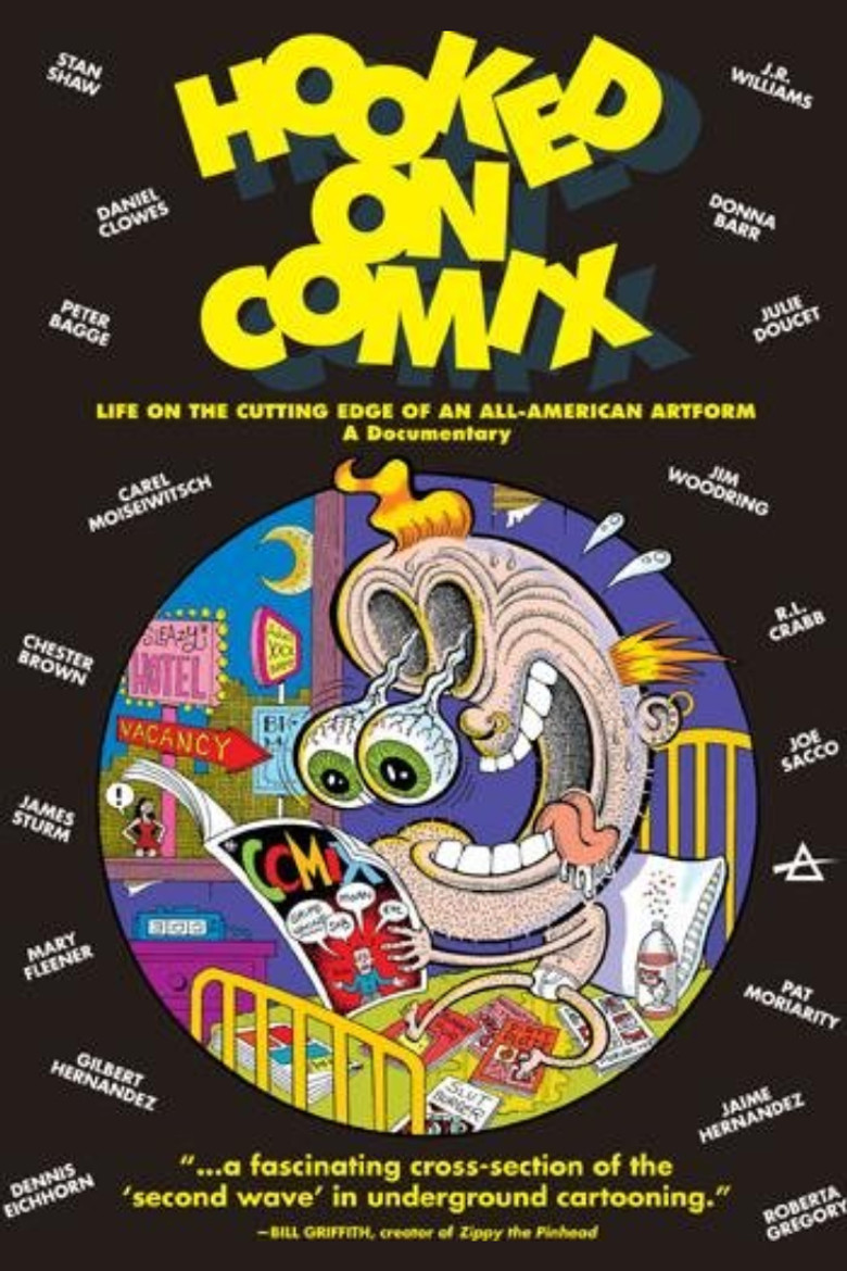 Hooked on Comix - Volume 1 - Life On The Cutting Edge Of An All-American Artform poster background