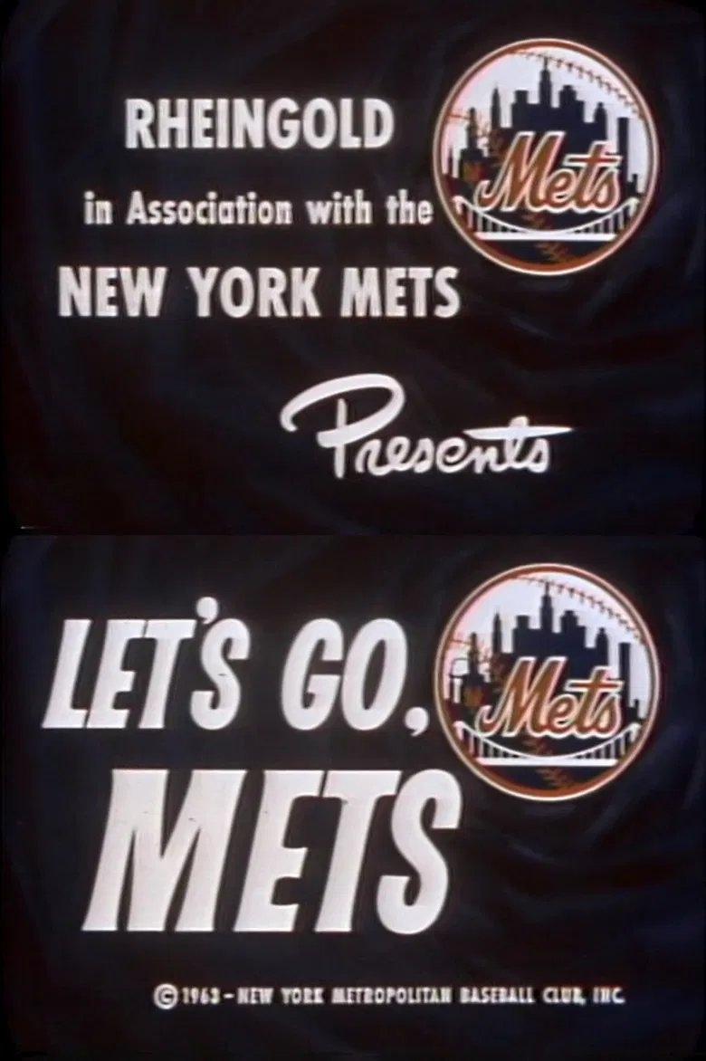 1963 Mets: Let's Go, Mets poster background