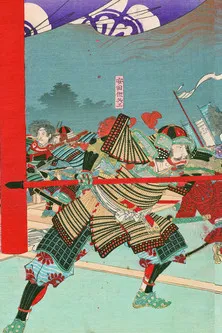 Battle at Honnôji Temple poster background