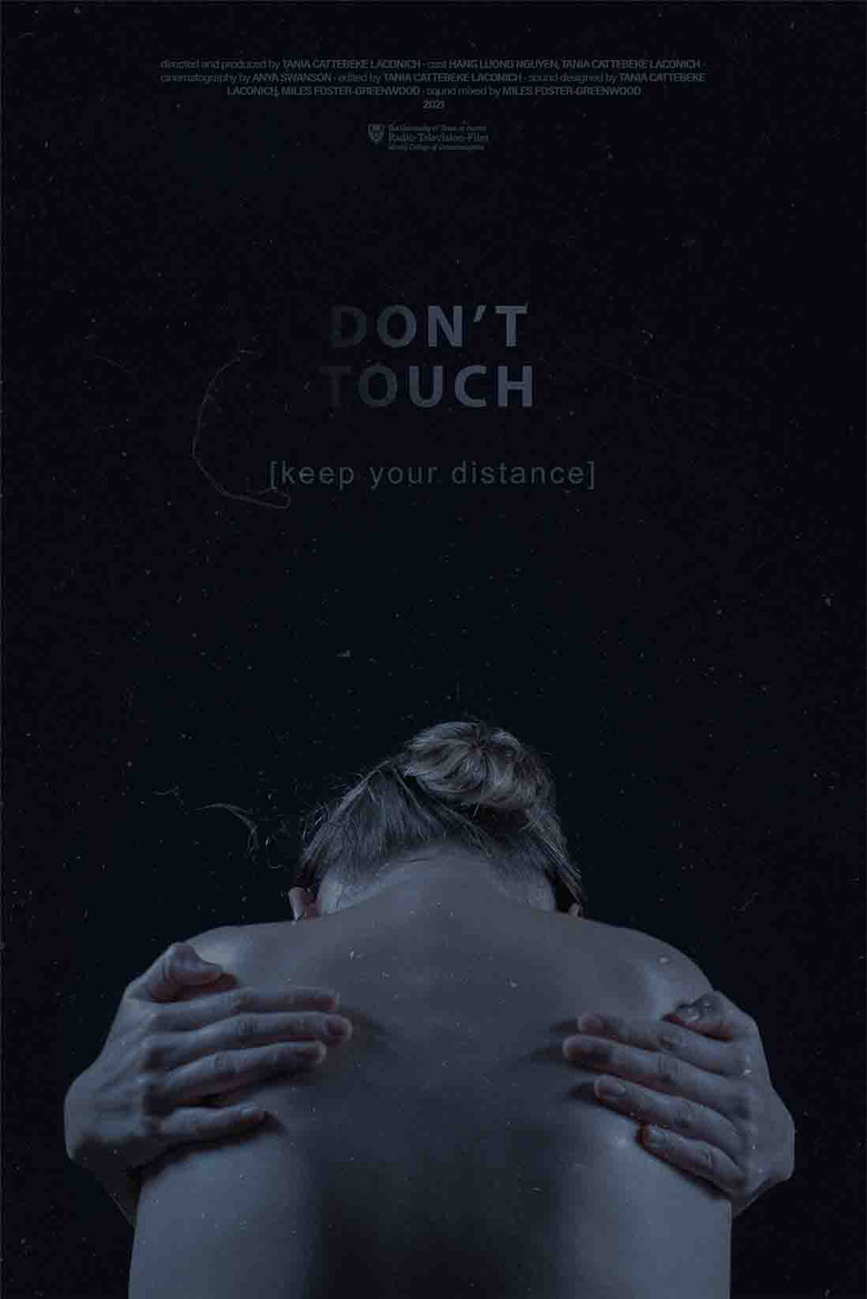 Don't touch poster background