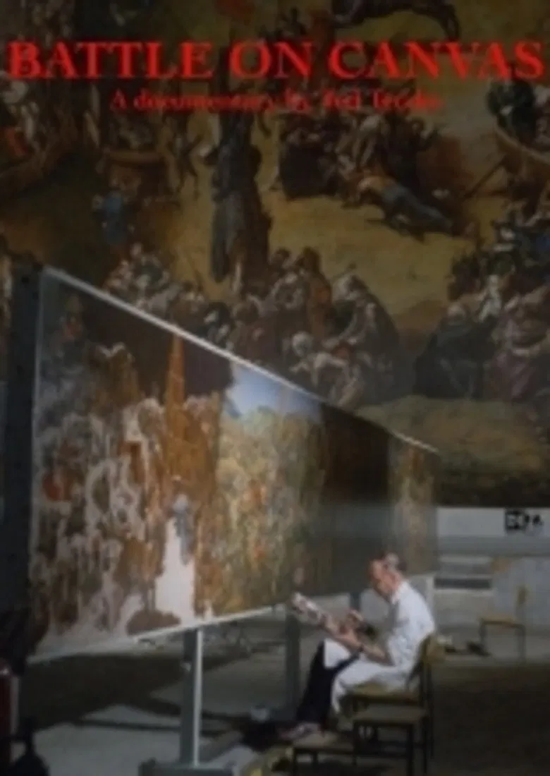 Battle on Canvas: The Creation of a Monumental Painting by Werner Tübke poster background