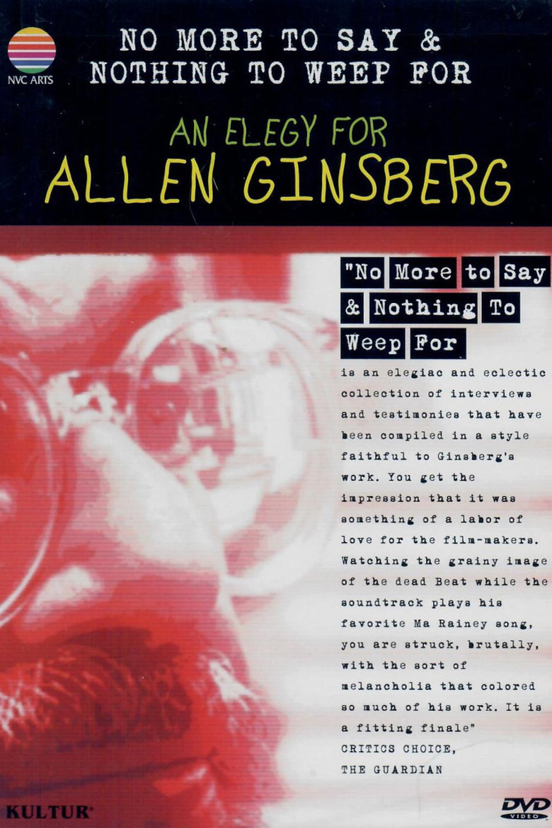 No More to Say & Nothing to Weep For: An Elegy for Allen Ginsberg poster background