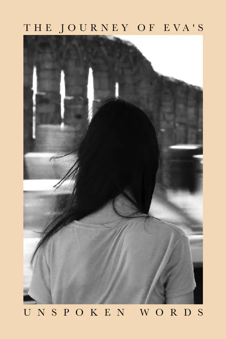 The Journey of Eva's Unspoken Words poster background