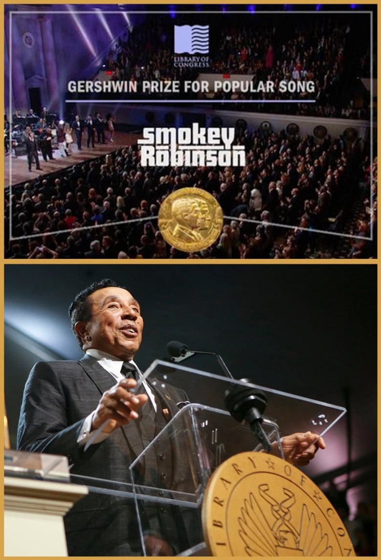 Smokey Robinson: The Library of Congress Gershwin Prize for Popular Song poster background