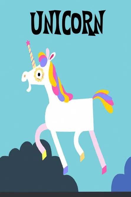 Unicorn poster background