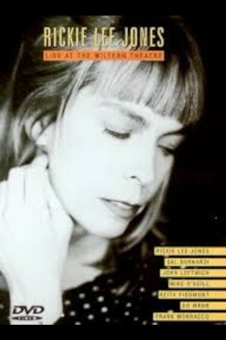 Rickie Lee Jones ‎– Live At The Wiltern Theatre poster background