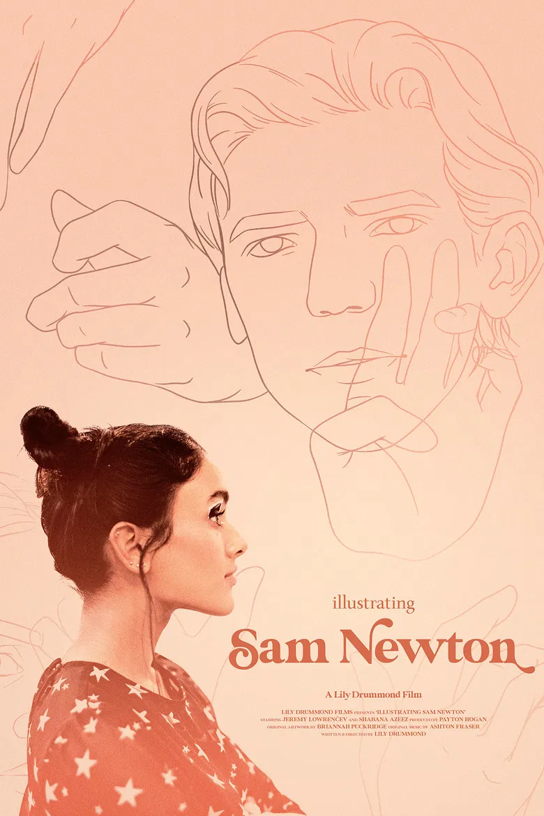 Illustrating Sam Newton poster background