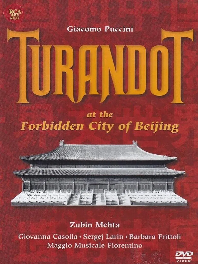 Puccini: Turandot at the Forbidden City of Beijing poster background