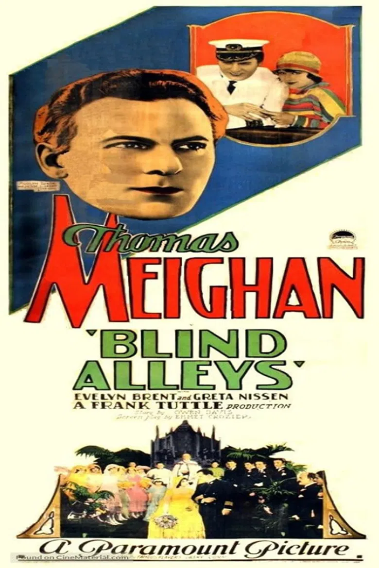 Blind Alleys poster background