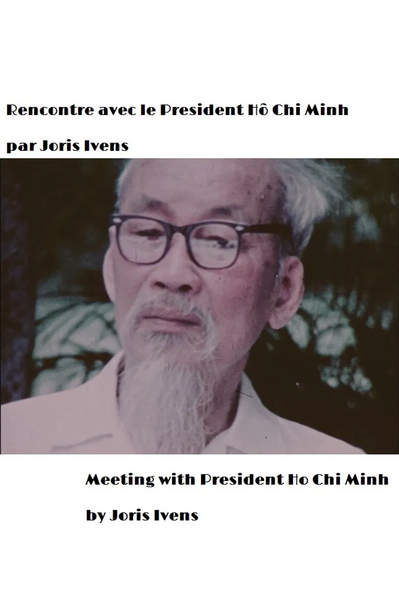 Meeting with President Ho Chi Minh poster background
